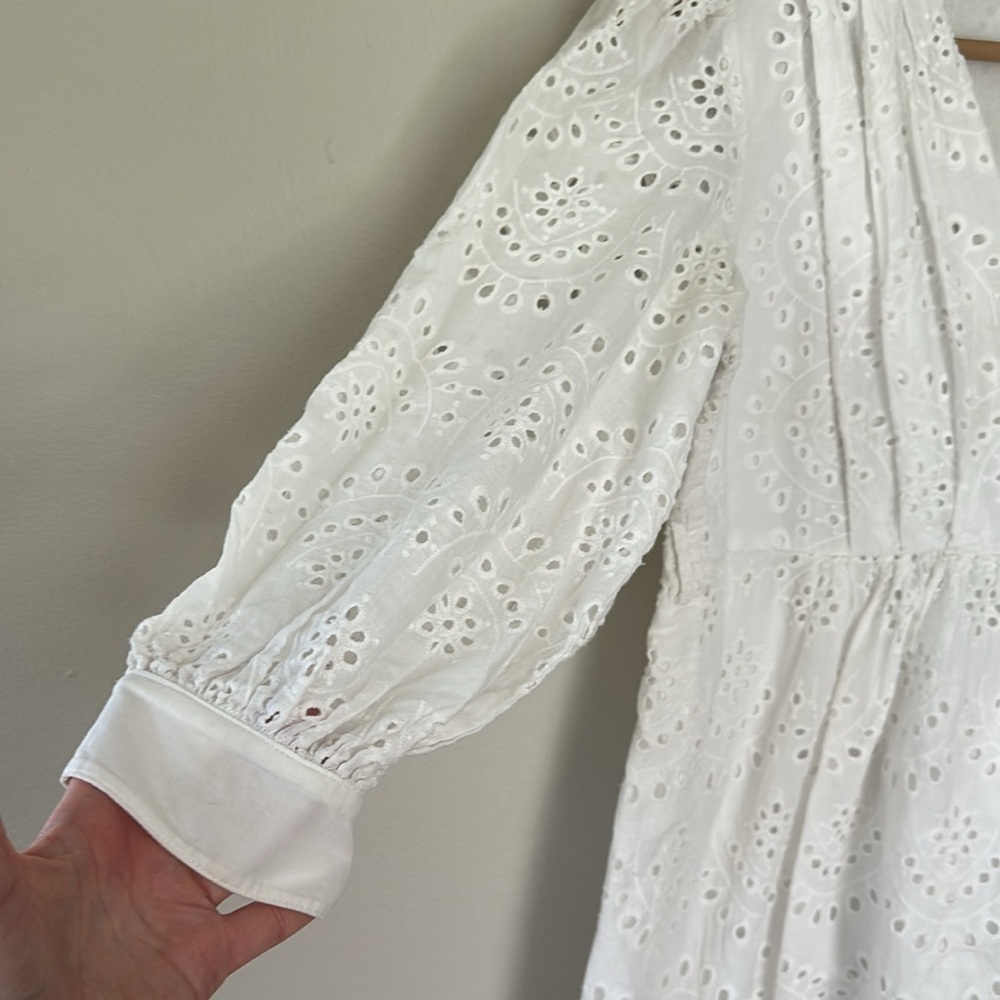OPT white eyelet minidress small - Picture 4 of 8